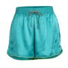 DANNIJO Neon Turquoise Bowling Shorts Bottoms