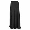 DANNIJO Black Skirt With High Slit Bottoms