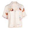 DANNIJO Vignette Print Bowling Shirt Matching Sets