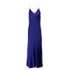 DANNIJO Ultra Violet Midi Bias Slip Dresses