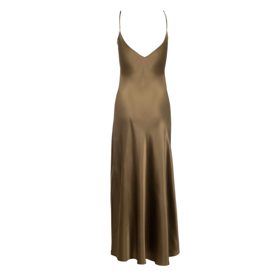 DANNIJO New Moss Mossy Maxi Slip Dress Dresses