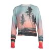 DANNIJO Kona Palm Tree Crewneck Sweaters