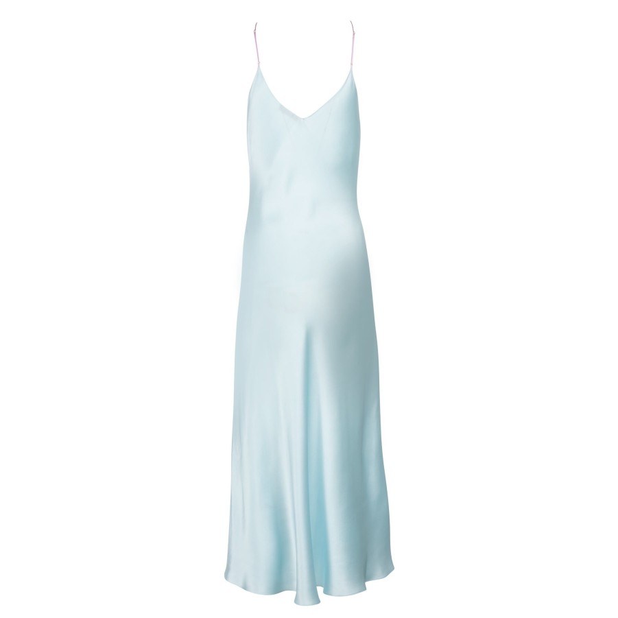 DANNIJO Blue Mist Midi Dress With Contrast Straps Dresses