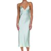 DANNIJO Mint Open Back Cross Strap Midi Dress Dresses