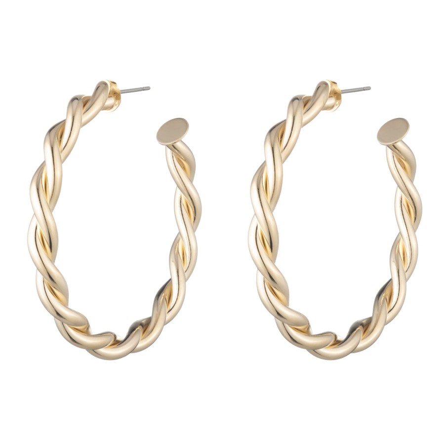 DANNIJO Gemma Gold Hoop Earrings Demi Fine