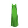 DANNIJO Kelly Green Midi Bias Slip Dresses