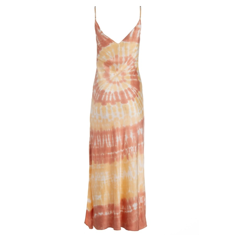 DANNIJO Amber Tie Dye Long Slip Dress Dresses