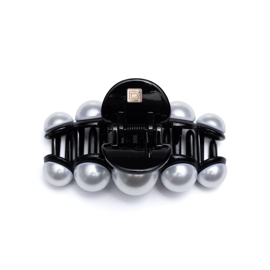 DANNIJO Black Pearl Hair Clip Hair