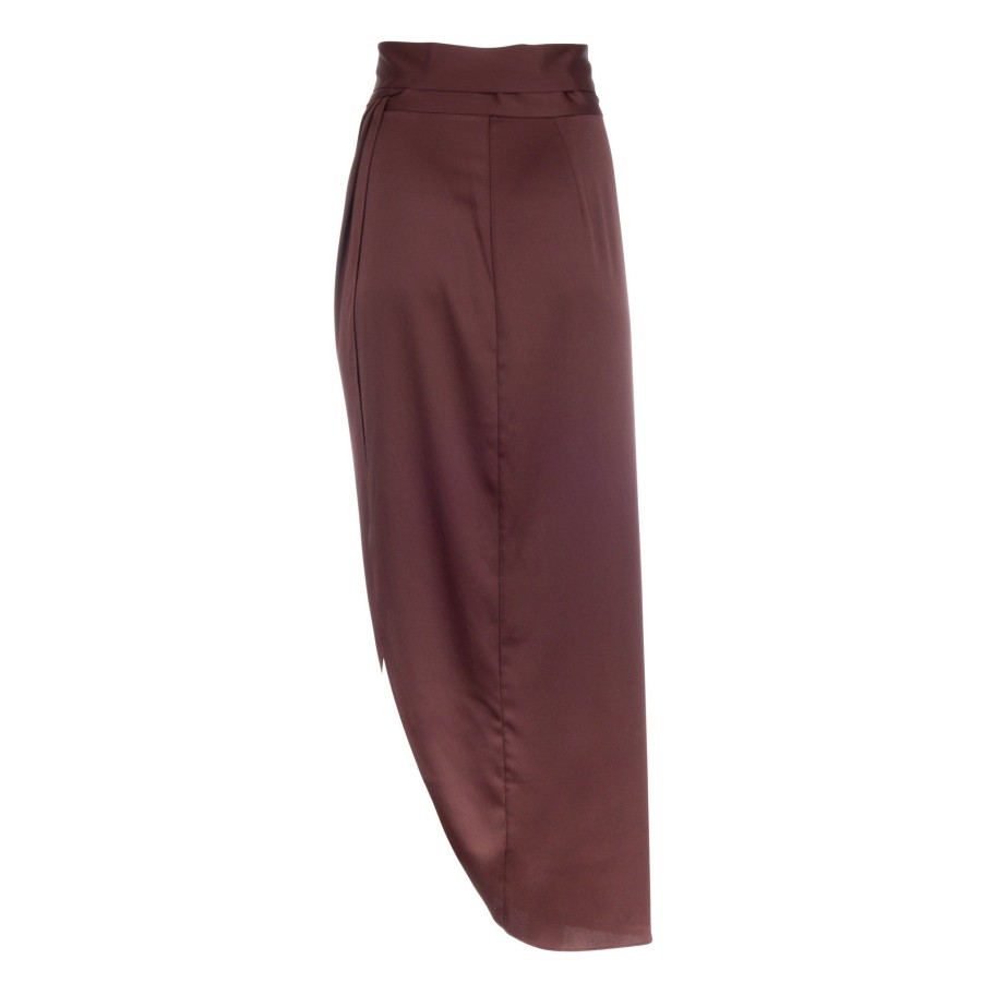 DANNIJO Coco Wrap Midi Skirt Bottoms