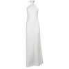 DANNIJO Ivory Halter Maxi With Chain Matching Sets