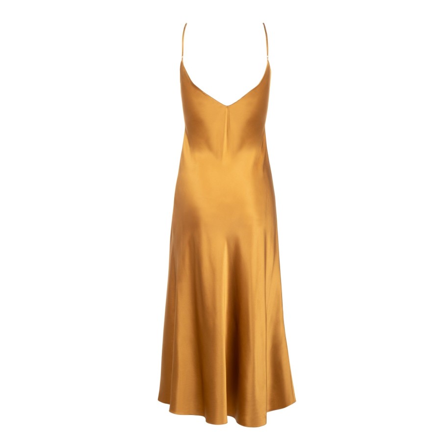 DANNIJO New Bronze Midi Slip Dress Dresses