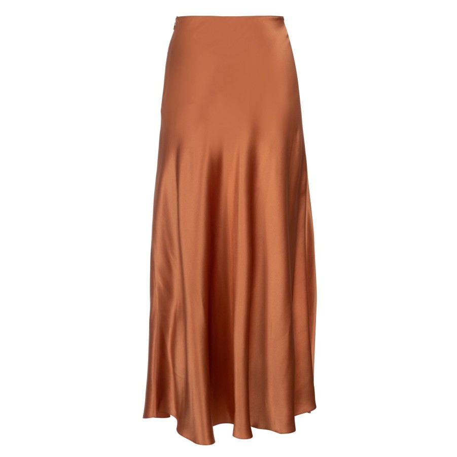 DANNIJO Earth Midi Skirt With High Slit Bottoms