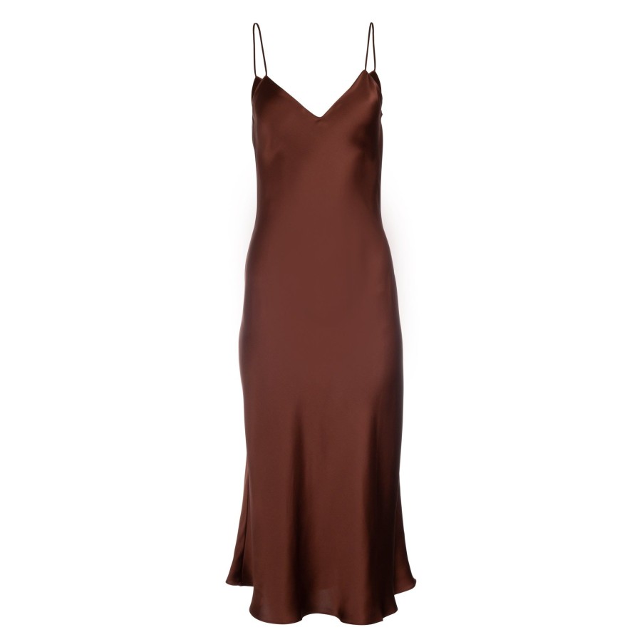 DANNIJO Coco Midi Slip Dress Dresses