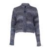 DANNIJO Navy Loop Stitch Cardigan Sweaters