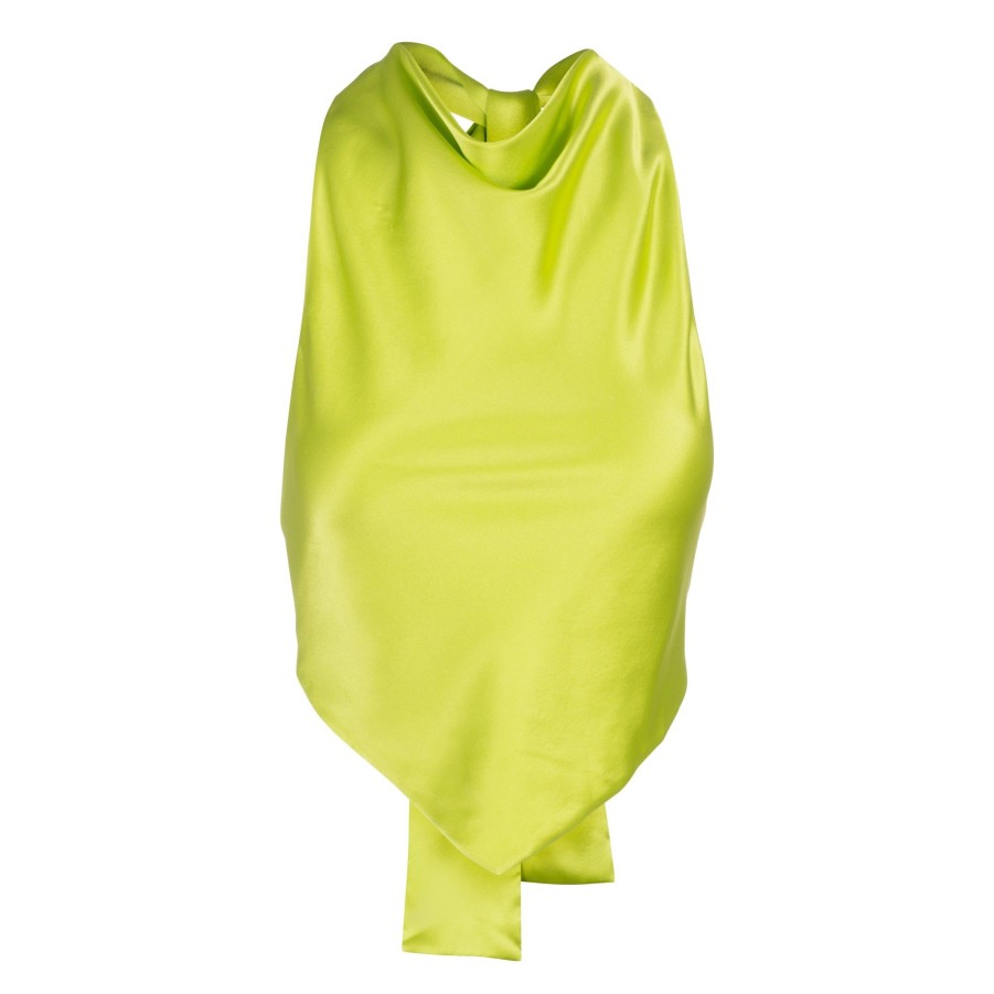 DANNIJO Lime Scarf Top Tops