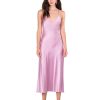 DANNIJO Lilac Open Back Cross Strap Midi Slip Dress Dresses